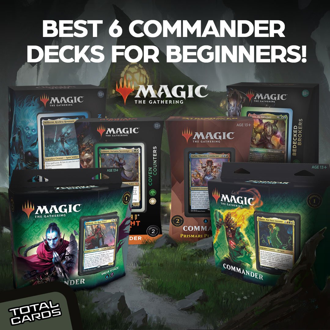 Best 6 Commander Decks for beginners! Best 6 Commander Decks for beginners!