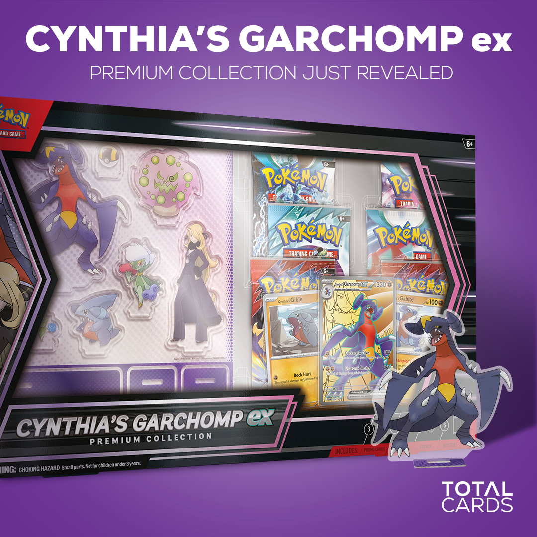 Cynthia's Garchomp ex Premium Collection revealed, releasing in June! Cynthia's Garchomp ex Premium Collection revealed, releasing in June!
