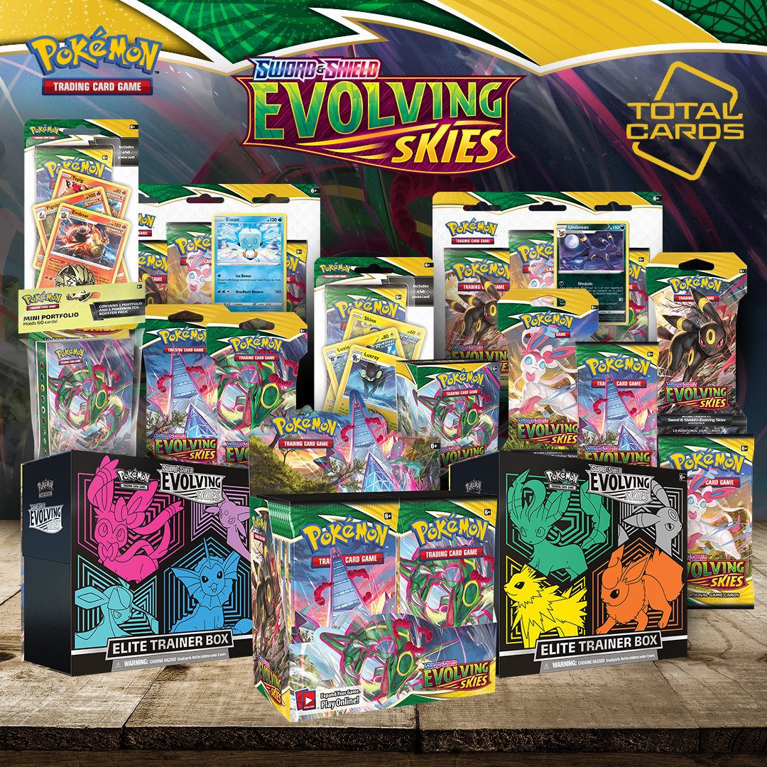 Pokemon Sword & Shield Evolving Skies products revealed! Pokemon Sword & Shield Evolving Skies products revealed!