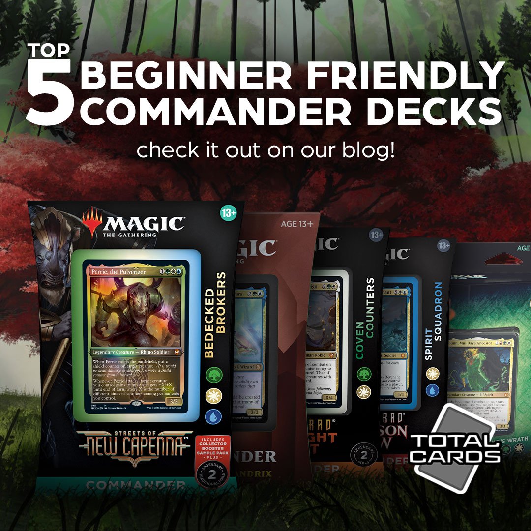 Top 5 Beginner friendly Commander Decks! Top 5 Beginner friendly Commander Decks!