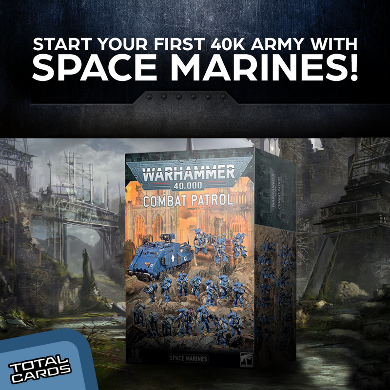 Start your first 40k army with Space Marines!