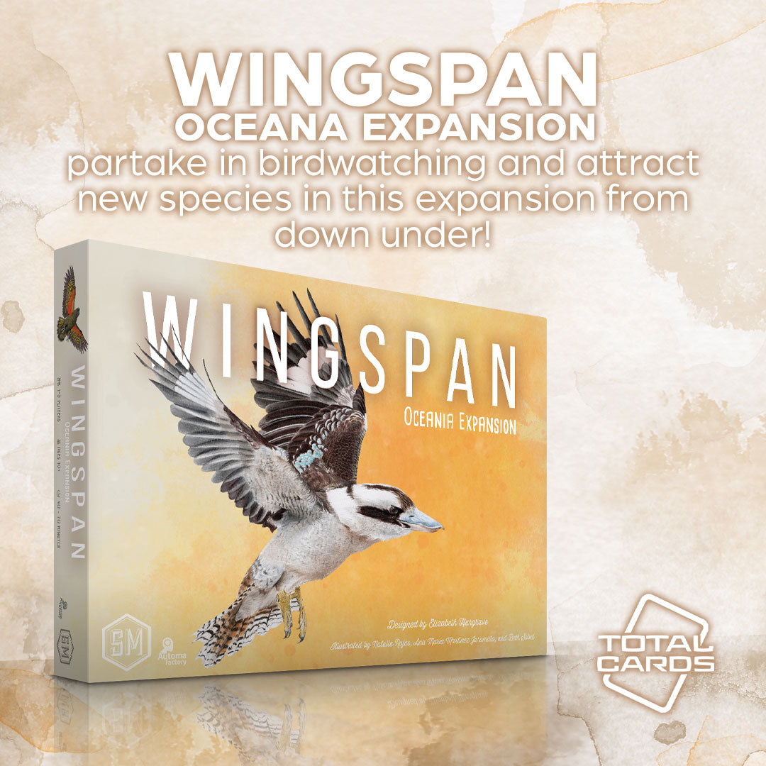 Take flight with the awesome Oceania expansion for Wingspan!