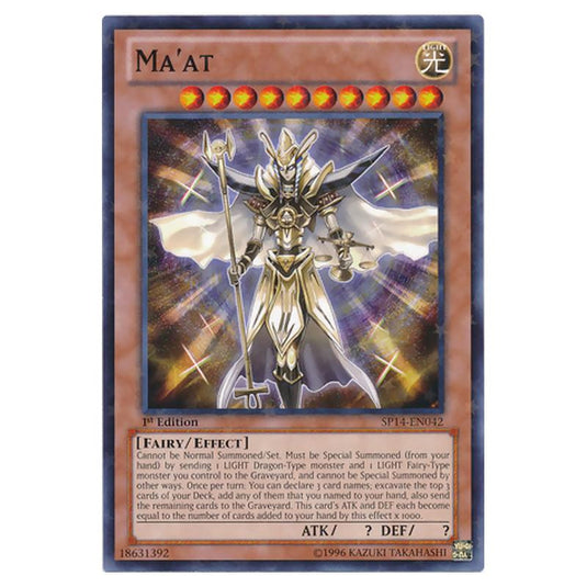 Yu-Gi-Oh! - Star Pack 2014 - Ma'at (Starfoil Rare) SP14-EN042