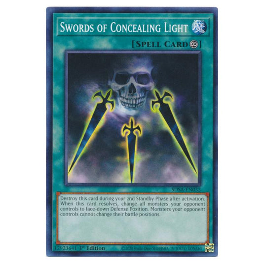 Yu-Gi-Oh! - Structure Deck - Sacred Beasts - Swords of Concealing Light (Common) SDSA-EN032