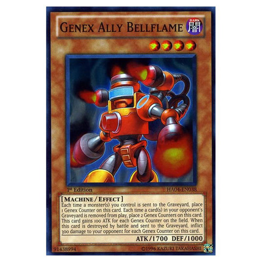 Yu-Gi-Oh! - Hidden Arsenal 4 - Trishula's Triumph - Genex Ally Bellflame (Super Rare) HA04-EN038
