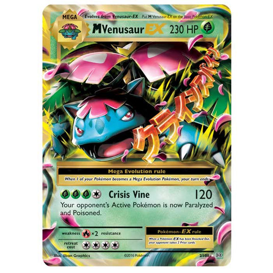 Pokemon - XY Evolutions - M Venusaur EX - 2/108