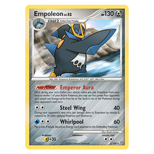 Pokemon - Diamond And Pearl Stormfront - Empoleon - 2/100