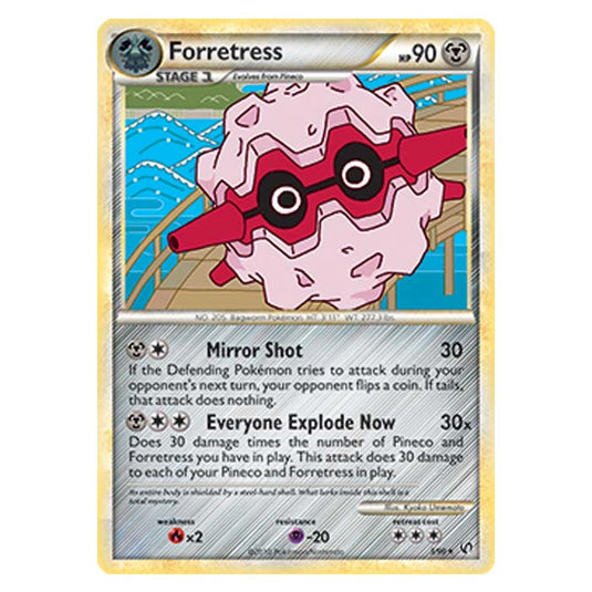 Pokemon - HGSS Undaunted - Forretress - 3/90