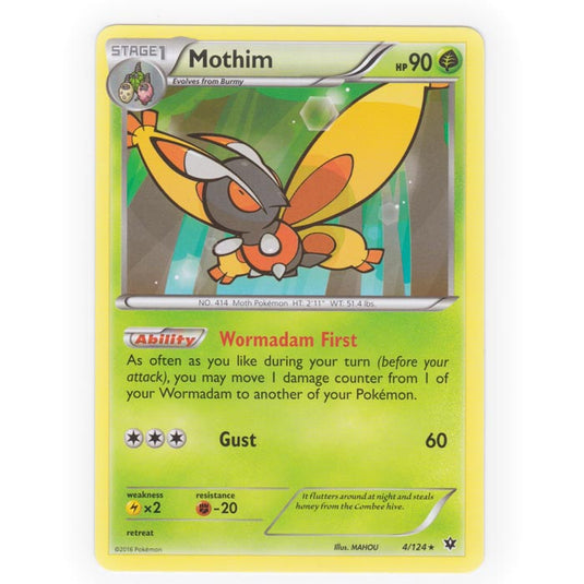 Pokemon - XY - Fates Collide - Mothim - 4/124