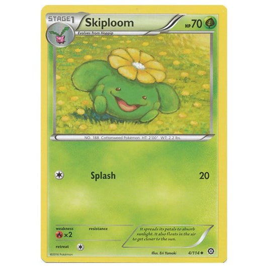 Pokemon - XY - Steam Siege - Skiploom - 4/114