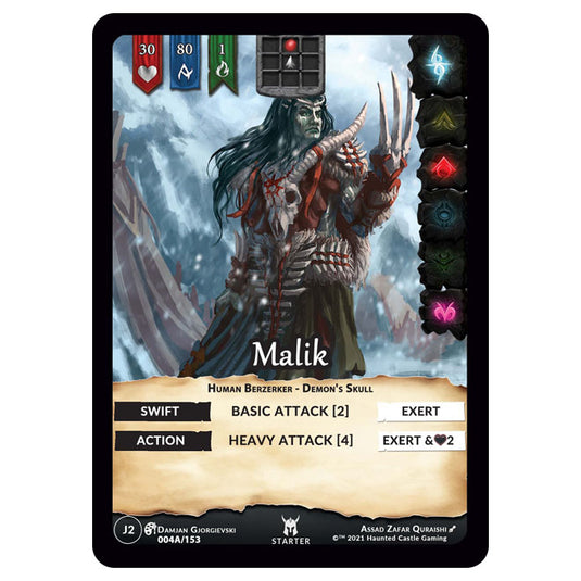 Genesis Battle of Champions - Welcome to Jaelara - Malik (Starter Rare) J2004