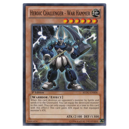 Yu-Gi-Oh! - Return of the Duelist - Heroic Challenger - War Hammer (Common) REDU-EN006