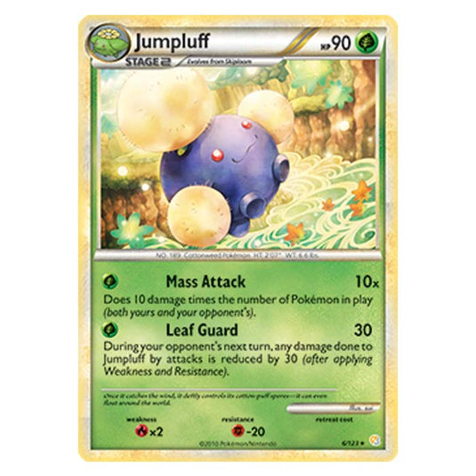 Pokemon - HGSS - Jumpluff - 6/123