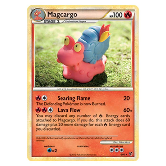 Pokemon - HGSS Undaunted - Magcargo - 6/90