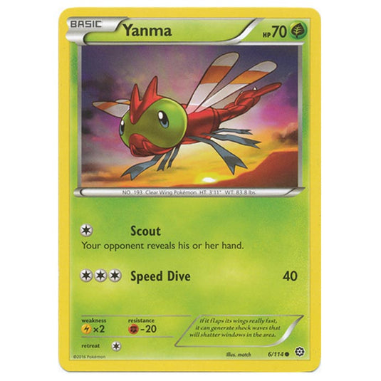 Pokemon - XY - Steam Siege - Yanma - 6/114
