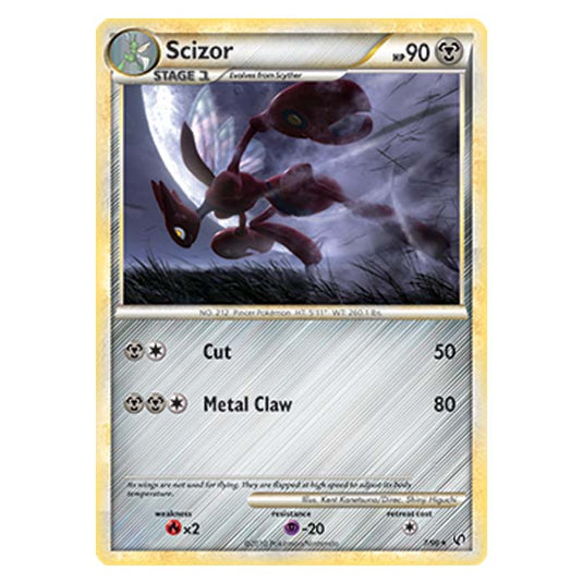 Pokemon - HGSS Undaunted - Scizor - 7/90