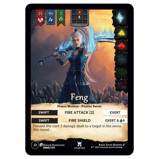 Genesis Battle of Champions - Welcome to Jaelara - Feng (Starter Rare) J2008