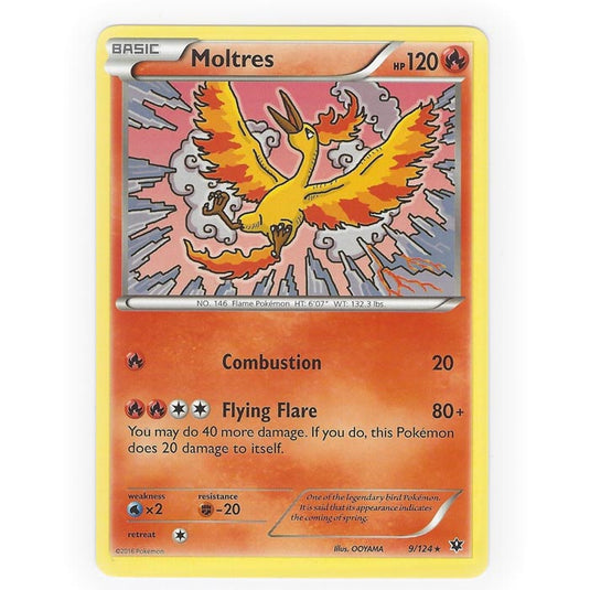 Pokemon - XY - Fates Collide - Moltres - 9/124