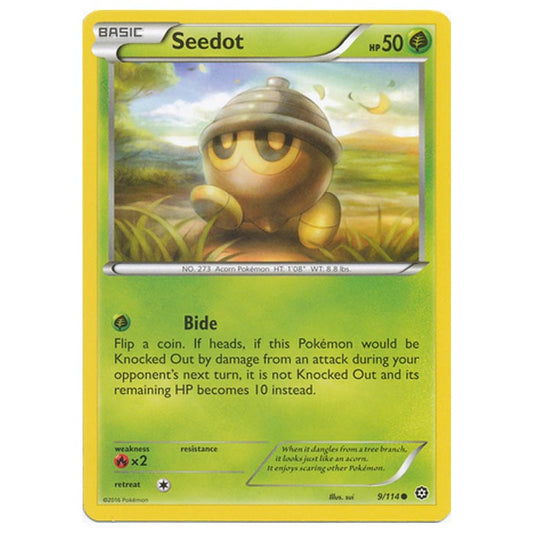 Pokemon - XY - Steam Siege - Seedot - 9/114