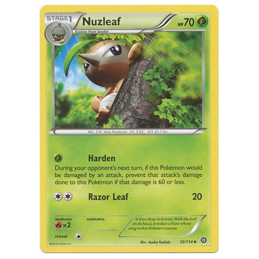 Pokemon - XY - Steam Siege - Nuzleaf - 10/114