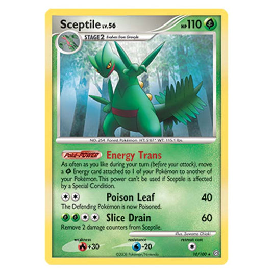 Pokemon - Diamond And Pearl Stormfront - Sceptile - 10/100