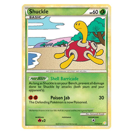 Pokemon - HGSS - Shuckle - 11/123