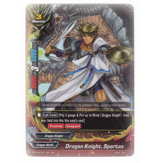 Future Card Buddyfight - Break To The Future - Dragon Knight Spartax - 11/135
