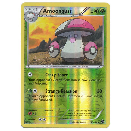 Pokemon - XY - Steam Siege - (Reverse Holo) Amoonguss - 13/114
