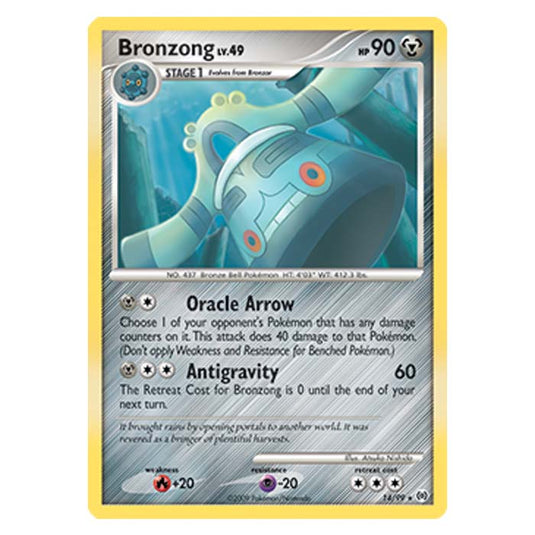 Pokemon - Platinum Arceus - Bronzong - 14/99