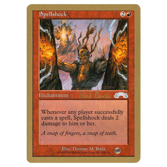Magic the Gathering - World Championship Decks 1999 - Spellshock - kb104sb