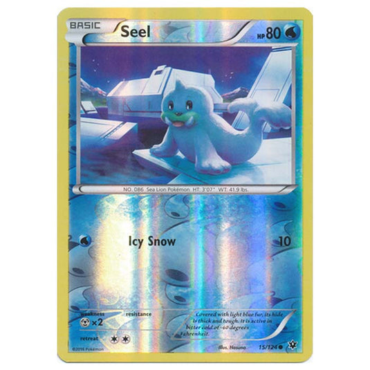 Pokemon - XY - Fates Collide (Reverse Holo) - Seel - 15/124