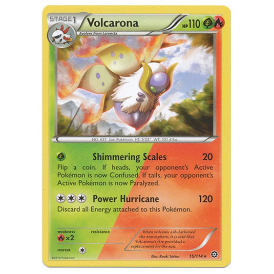 Pokemon - XY - Steam Siege - Volcarona - 15/114