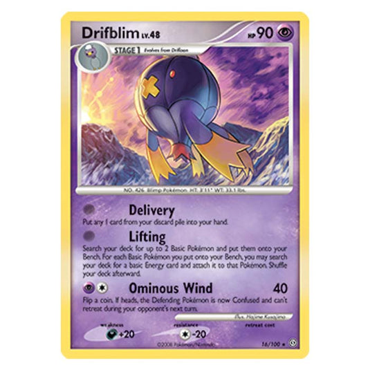 Pokemon - Diamond And Pearl Stormfront - Drifblim - 16/100
