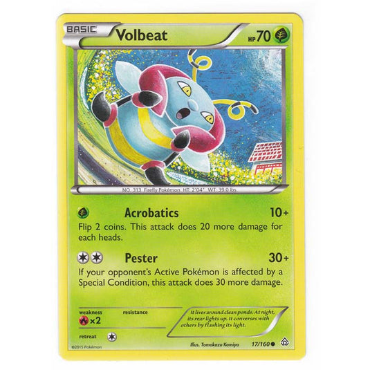 Pokemon - XY Primal Clash - Volbeat - 17/160