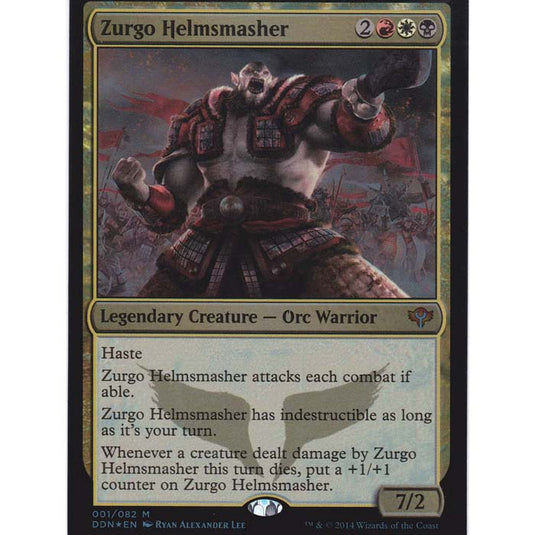 Magic the Gathering - Speed VS Cunning - Zurgo Helmsmasher - 1/82