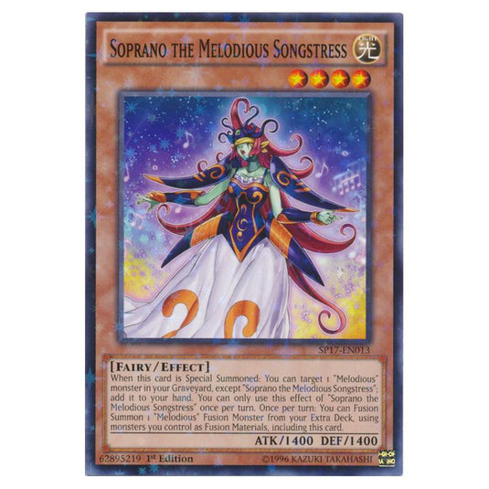 Yu-Gi-Oh! - Star Pack Battle Royal - Soprano the Melodious Songstress (Starfoil Rare) SP17-EN013