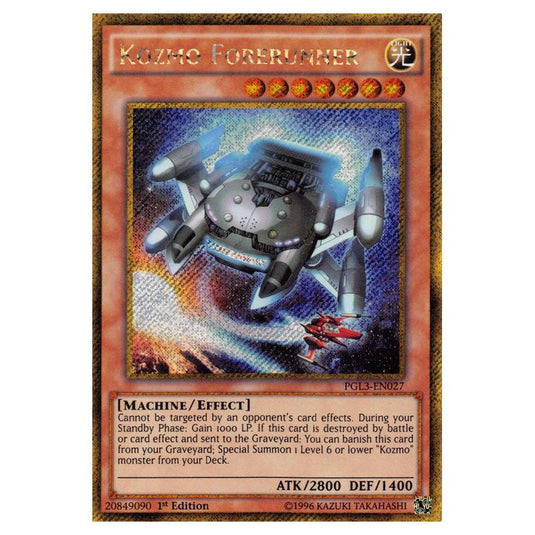 Yu-Gi-Oh! - Premium Gold - Infinite Gold - Kozmo Forerunner (Gold Secret Rare) PGL3-EN027