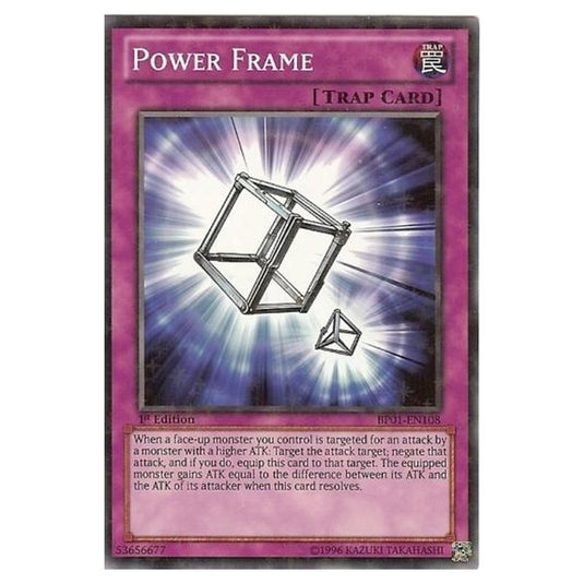 Yu-Gi-Oh! - Battle Pack - Epic Dawn - Power Frame (Starfoil Rare) BP01-EN108