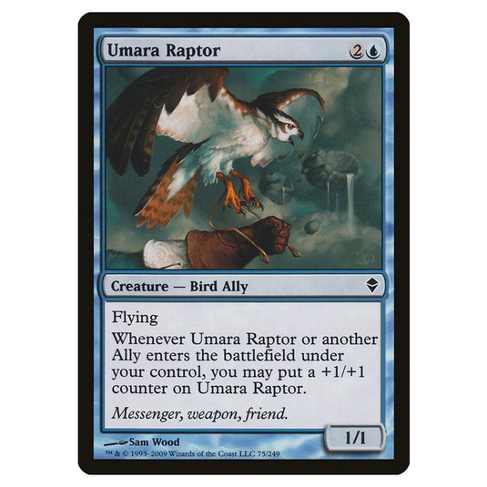 Magic The Gathering - Zendikar - Umara Raptor - 75/249
