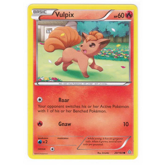 Pokemon - XY Primal Clash - Vulpix - 20/160