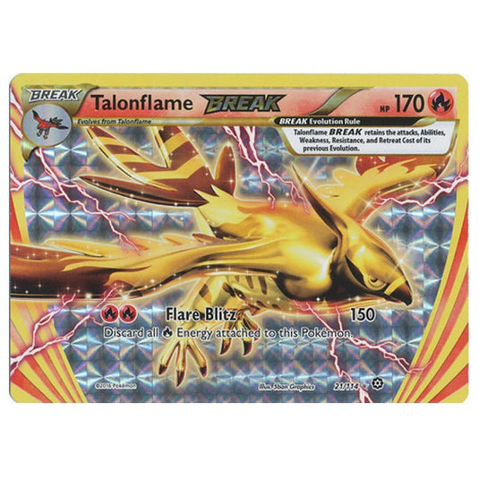 Pokemon - XY - Steam Siege - Talonflame (BREAK) - 21/114