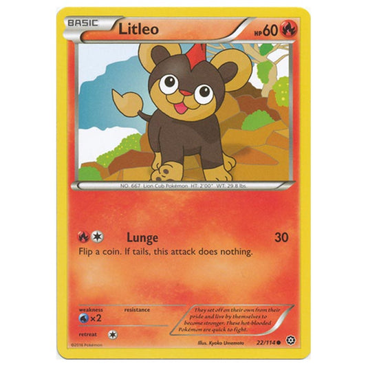 Pokemon - XY - Steam Siege - Litleo - 22/114
