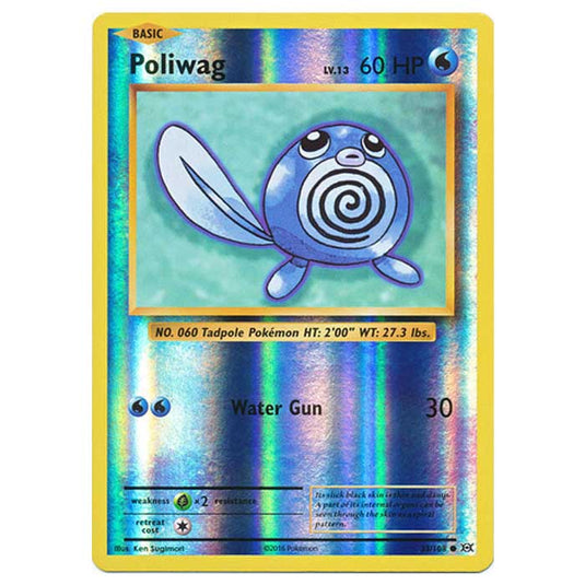 Pokemon - XY Evolutions - (Reverse Holo) - Poliwag - 23/108