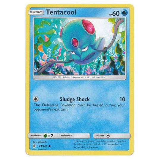 Pokemon - Sun & Moon - Guardians Rising - Tentacool - 23/145