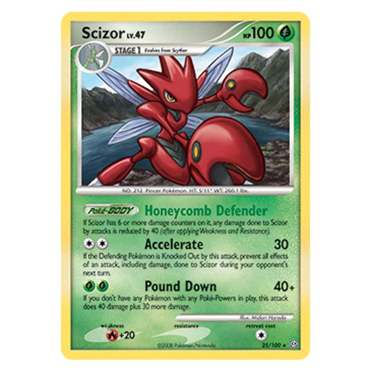 Pokemon - Diamond And Pearl Stormfront - Scizor - 25/100