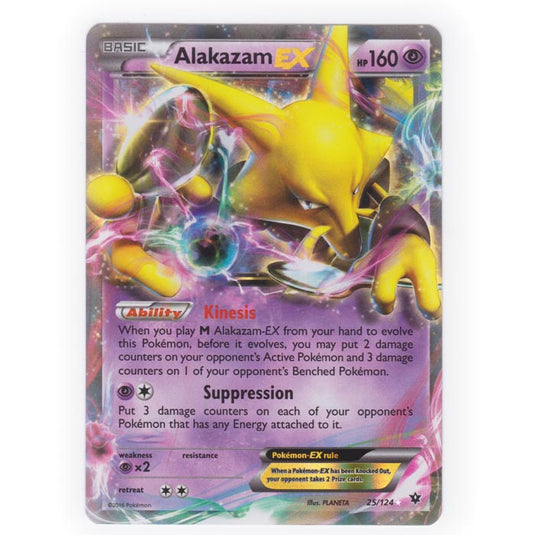 Pokemon - XY - Fates Collide - Alakazam EX - 25/124
