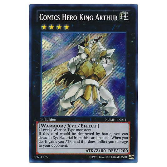 Yu-Gi-Oh! - Number Hunters - Comics Hero King Arthur (Secret Rare) NUMH-EN041