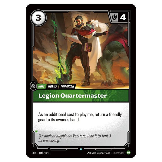 Riftbound: League of Legends TCG - Spiritforged - Legion Quartermaster - 044/221