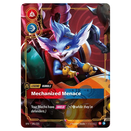 Riftbound: League of Legends TCG - Spiritforged - Rumble - Mechanized Manace - 181/221
