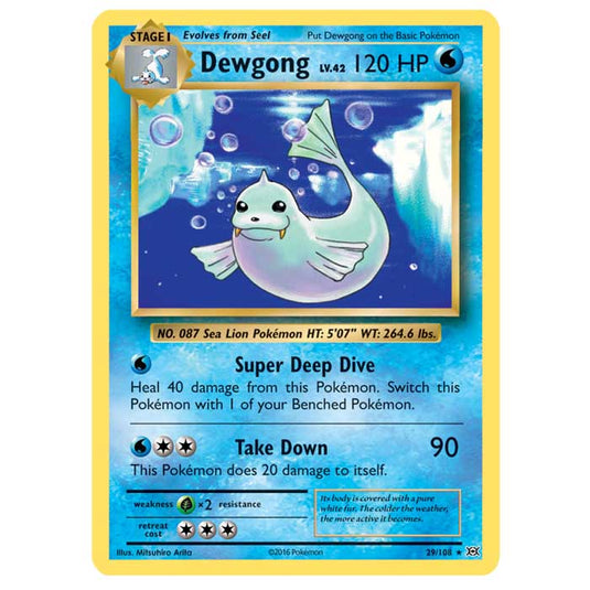 Pokemon - XY Evolutions - Dewgong - 29/108